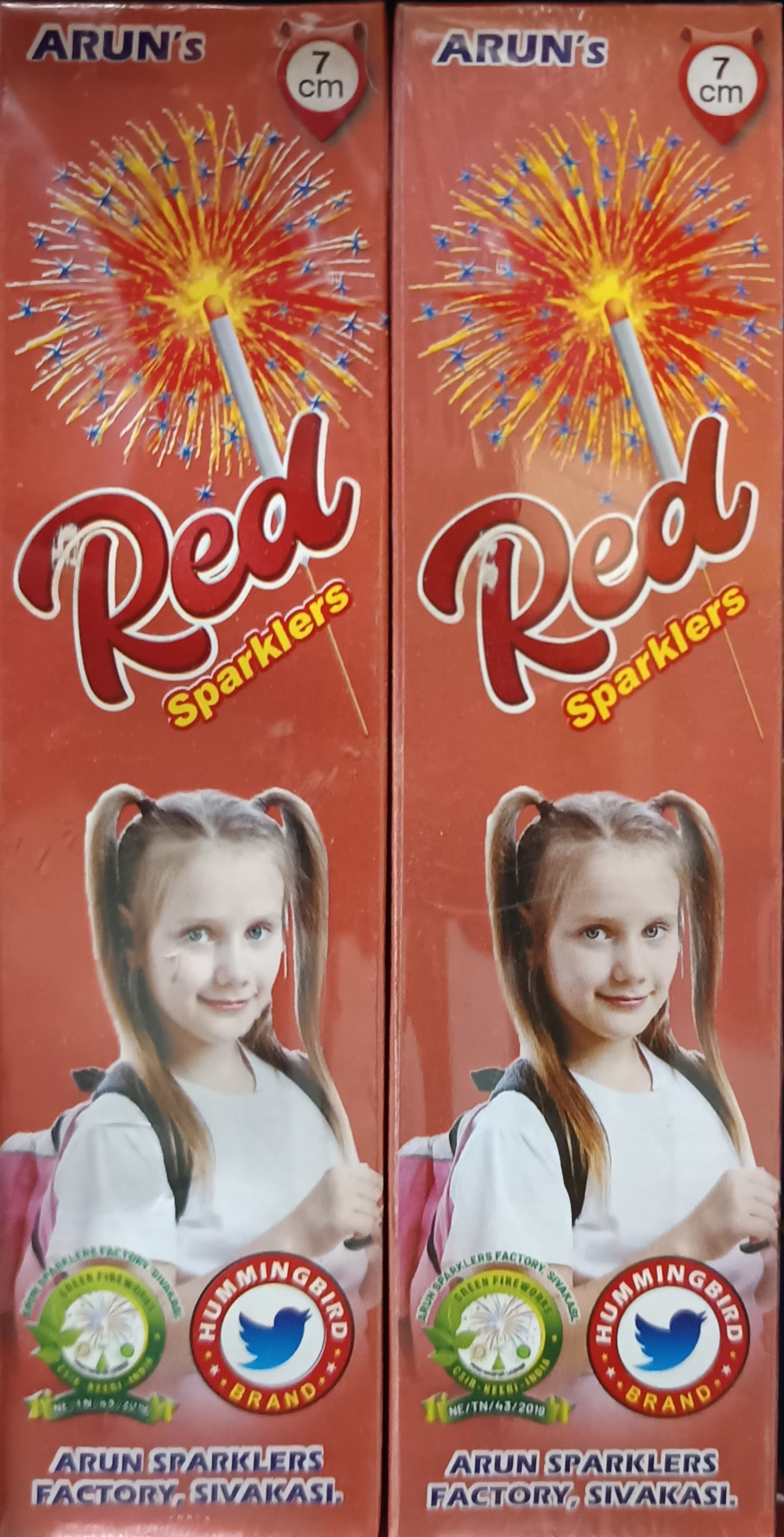 7 cm Red Sparkler (10 pcs)