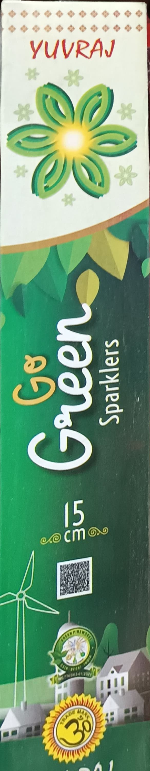 15 cm Green Sparkler (10 pcs)